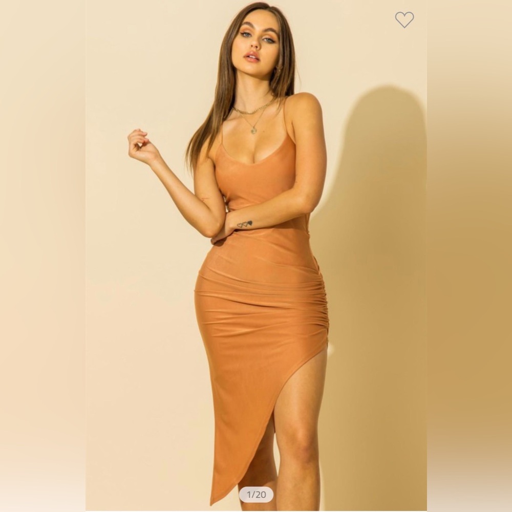 Almond Midi Dress Size: Small and Medium